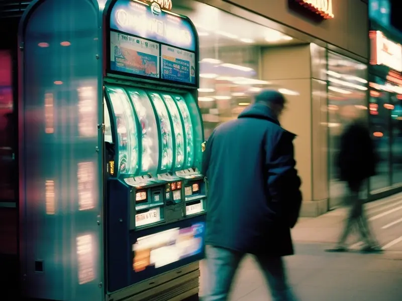 Man_Walking_UK_Canada_Online_Gambling_Vibrant_City_Night