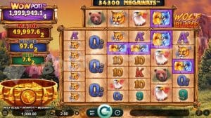 Wolf Blaze WOWPOT Megaways Hits LuckyDays Casino Jackpots