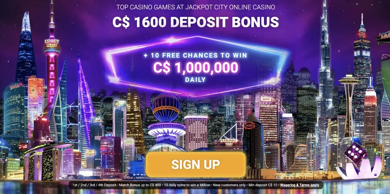 Jackpot City Casino Welcome Bonus