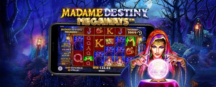 Madame Destiny Slot Machine at Captain Cooks Casino