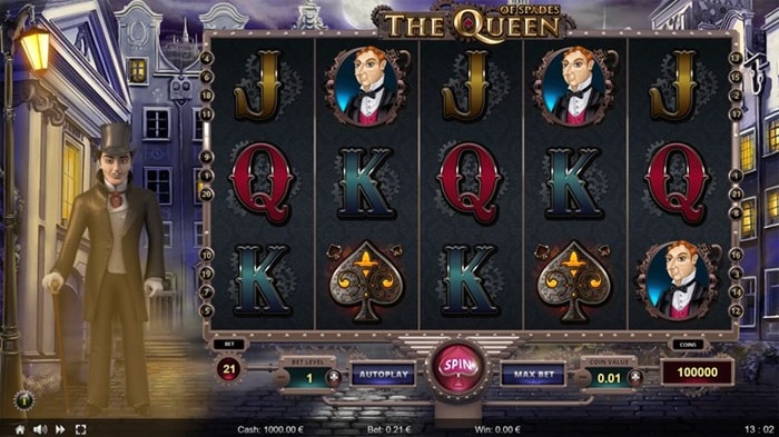 Majesty of Queen of Spades Deluxe at Captain Cooks Casino