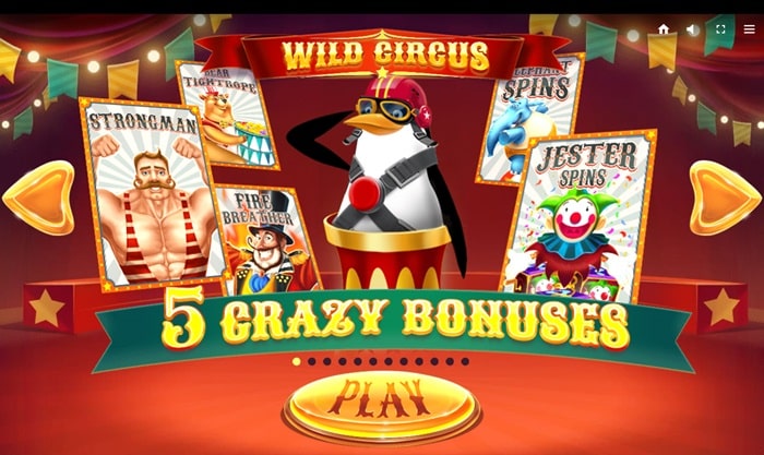 Wild Circus Slot Extravaganza at Captain Cooks Casino!
