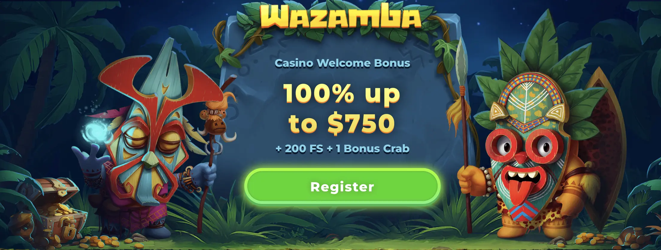 Wazamba Casino welcome bonus - top 5 page