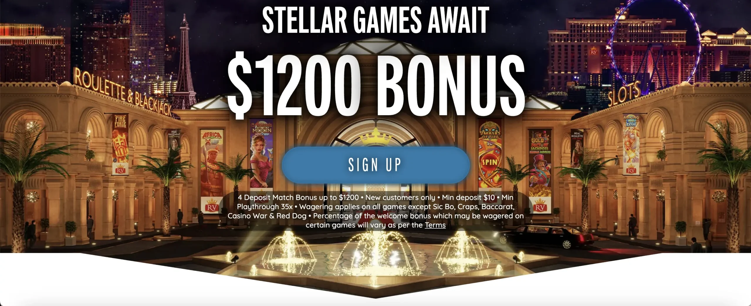 Royal Vegas Casino bonus for Canadian players