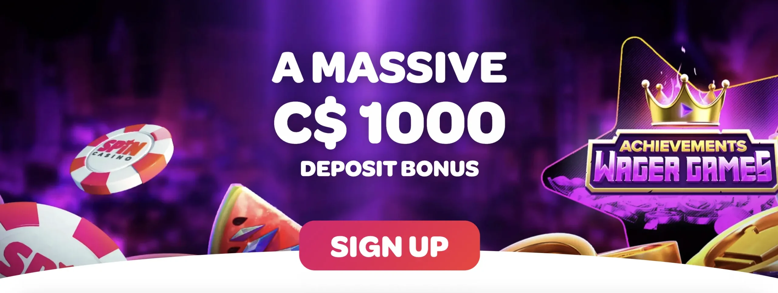 Spin Casino welcome bonus in Canada