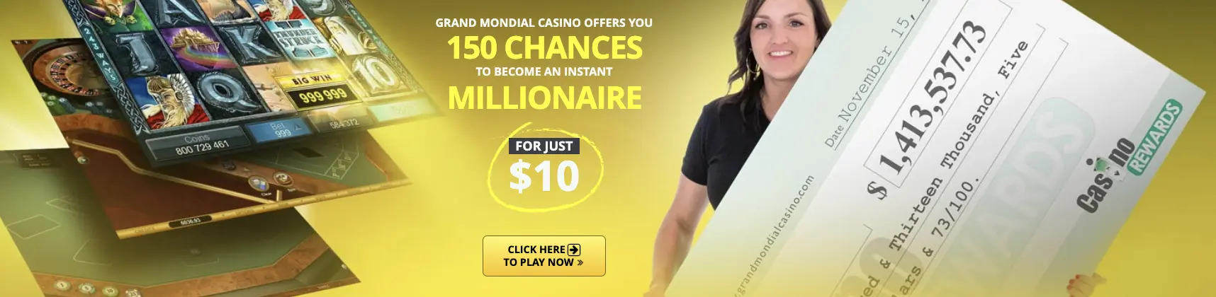 150 chances in grand mondial